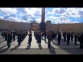 Сводный оркестр Санкт-Петербургского гарнизона исполняет композицию "Славься" М.Глинка