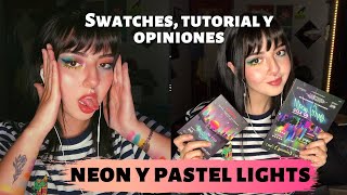 NEON LIGHTS Y PASTEL LIGHTS RUDE COSMETICS // TUTORIAL, SWATCHES Y OPINIONES