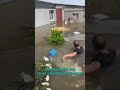 💔 A man SAVES a DOG in FLOODED Kherson (Ukraine)