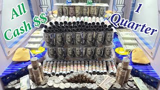 ALL CASH $$ 1 Quarter Challenge... Must See !!!