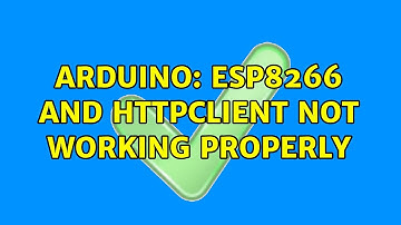 Arduino: Esp8266 and HttpClient not working properly