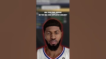 Can you make NBA 2K20 Paul George on the NBA 2K26 MyPLAYER builder? #nba2k26 #paulgeorge #nba2k20