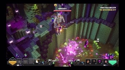 I found the End Portal at Stronghold & fighting with ENDERSENT in End City (Minecraft dungeon)