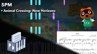 5PM - Animal Crossing: New Horizons OST (Piano Tutorial)