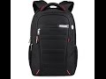 SPENSPORT 黒 コンピュータバックパック Laptop Backpack リュックサック 15～17インチPC収納