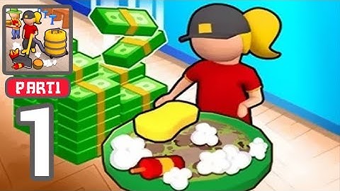 Clean It - Gameplay Walkthrough Part 1 - Idle Restaurant Cleanup Manager   iOS & Android Gameplay