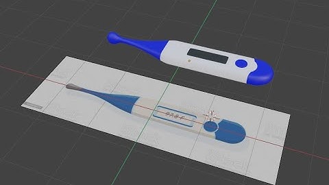 blender beginners tutorial | Thermometer (digital) modelling in blender | 3D modelling in blender