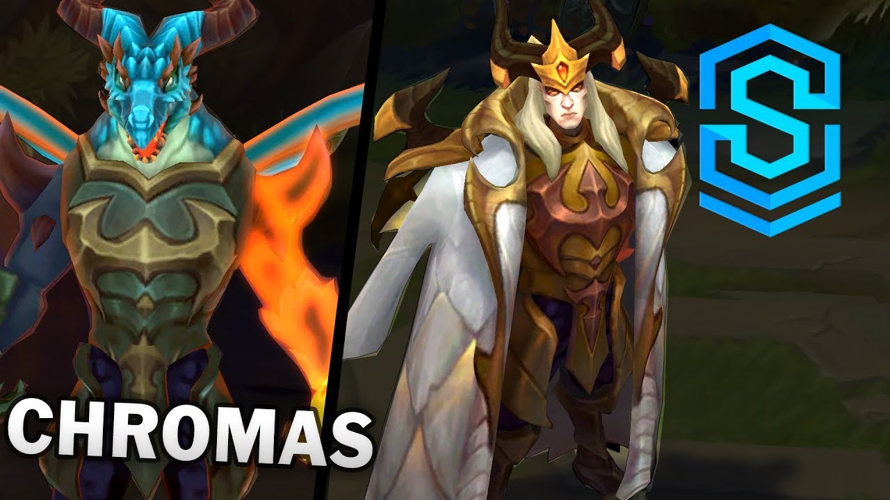 Dragon Master Swain Chroma Skins Youtube