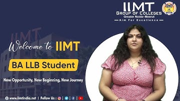 Ms. Priyanshu Singh | BA LLB Student | First Day at Campus | IIMT Group of Colleges, Greater Noida