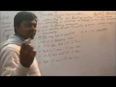 GATE - 2007 | OS | Q-124 | Processes P1 and P2 use critical_flag in the following | GATE2IIT | PYQ