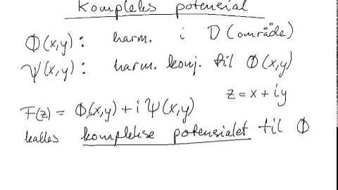 Ti0206 -  Complex potential