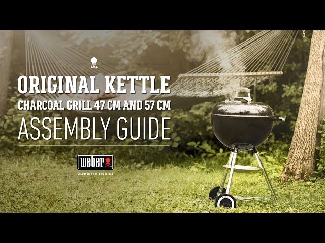 Kettle 47cm 57cm Charcoal Assembly Guide - YouTube