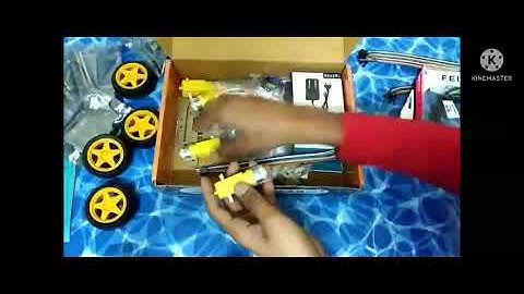 obstacle avoidance car kit unboxing ||sunrobotic car kit #unboxingvideo