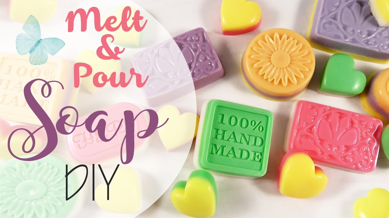 Saponette fatte in casa - Melt&Pour Soap DIY 