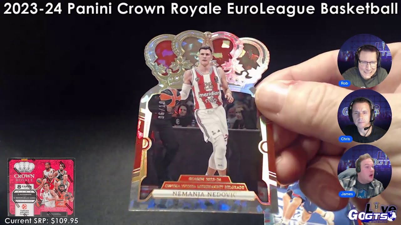 Box Break | 2023-24 Panini Crown Royale #EuroLeague Box Break | 2023-24 Panini Crown Royale #EuroLeague