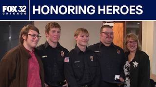 3 Chicago-area firefighters recognized for ice rescue