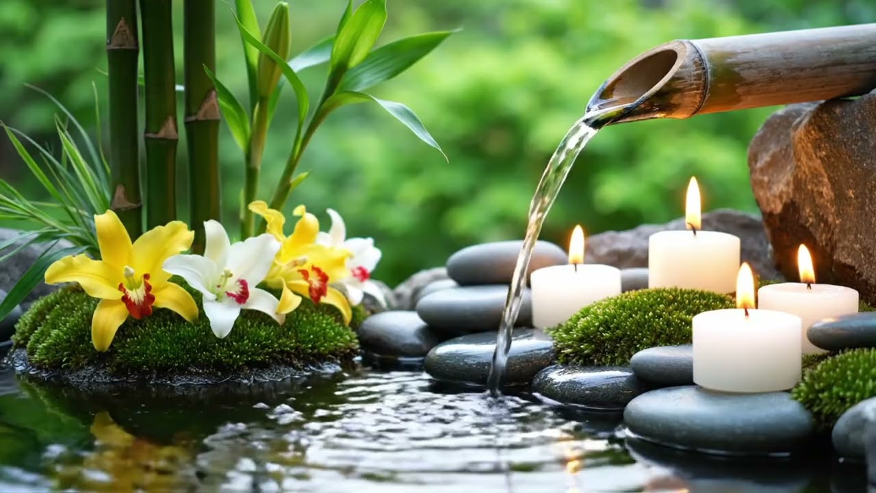 Slow Moments of Peace | Gentle Piano & Zen Water