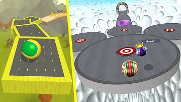 Going Balls Vs Action Balls All Levels Gameplay Android iOS #110