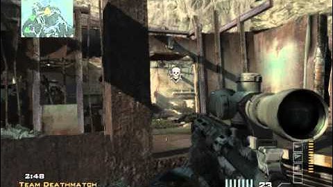 MW3 QuickScoping on Aground