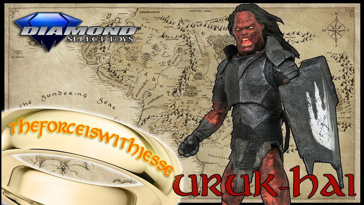 URUK HAI - LORD OF THE RINGS DELUXE FIGURE BY DIAMOND SELECT TOYS - YouTube