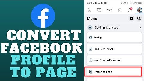 How to convert your Facebook profile to page in 2022 ?