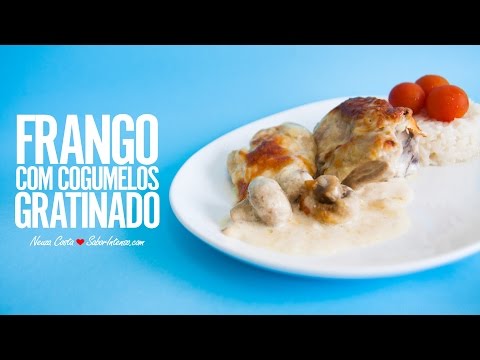 Vídeo: Frango No Forno Com Cogumelos