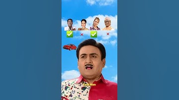 TMKOC Jethalal😯Memory Test challenge 🤯 ||99% फेल|| किस की Car 🚘 है #shorts #tmkoc