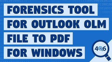 4n6 OLM to PDF Converter | Export / Save Mac Outlook OLM Files to Adobe PDF Document Format