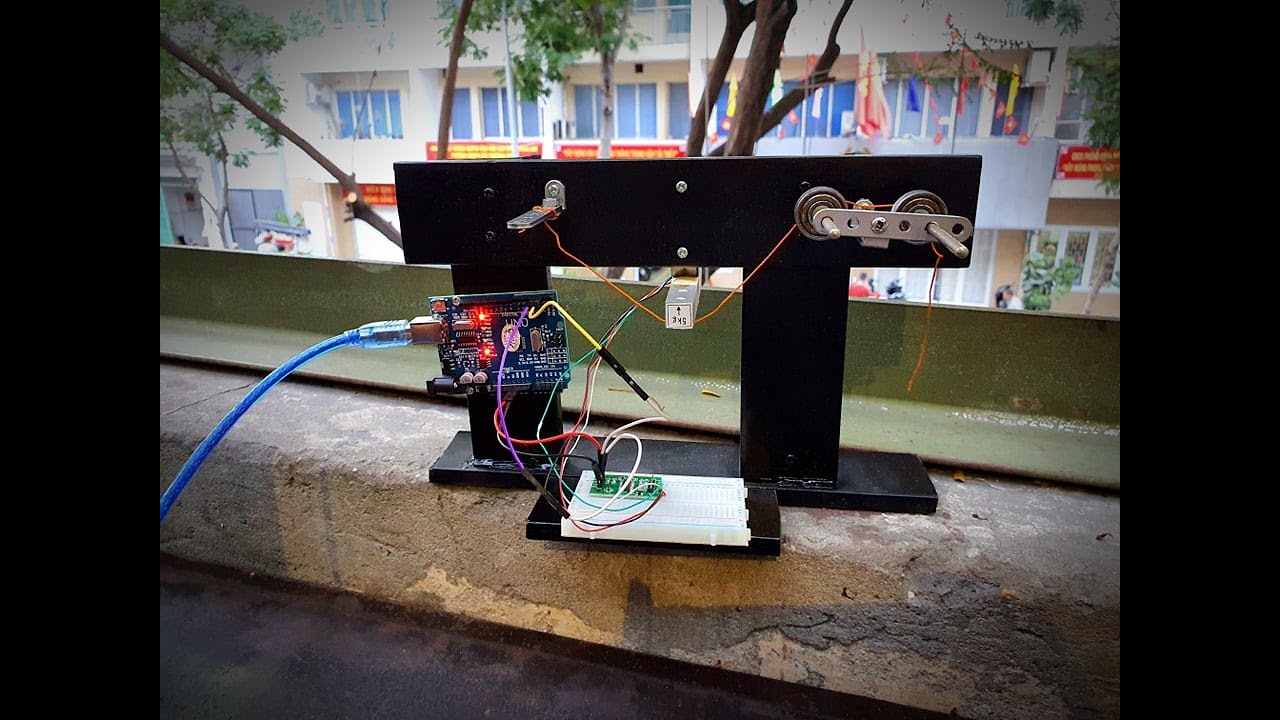 Tension Force Measuring Device By Arduino Uno R3, Loadcell sensor and
