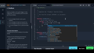 HackerRank Question - FizzBuzz