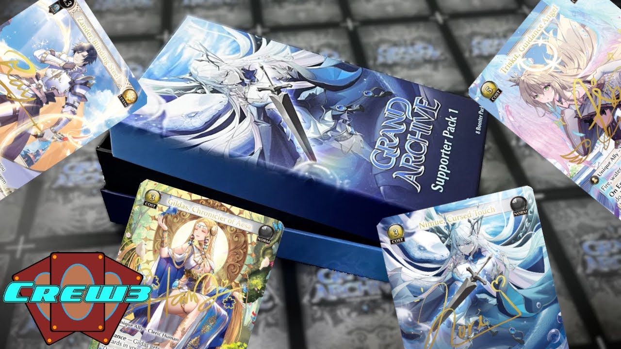 Grand Archive Supporter Pack 1 Unboxing - YouTube