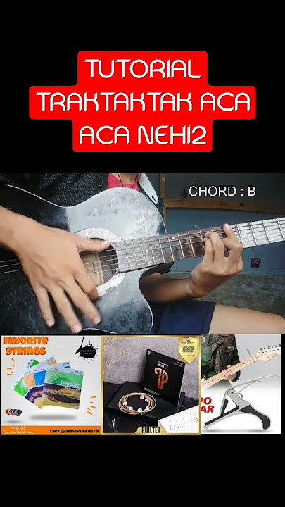 Tutorial Traktaktak Gitar Akustik Lisef Alfio Aca Aca Nehi (Pola Genjrengan) #shorts #traktaktak