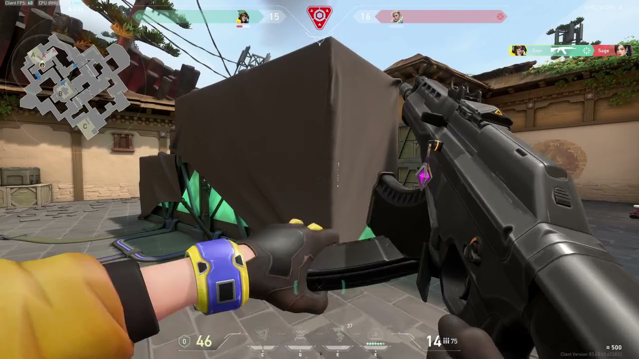 Valorant - 3vs1 clutch in overtime 15-16 (matchpoint against us)