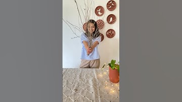 DIY from tree branches | tree branches decor |#shorts #diy #trendingshorts #balconydecor #homedecor