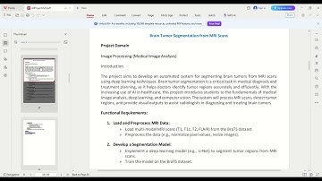 Brain Tumor Segmentation from Scans  | vu fyp cs619