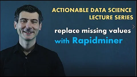 Replace missing values with Rapidminer