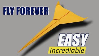 How to fold an EASY paper airplane to fly forever and not waiting @paperplaneschannel1111