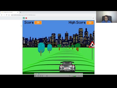 Game #32. Part 3. How to Create a Car Racing Game On Scratch ...