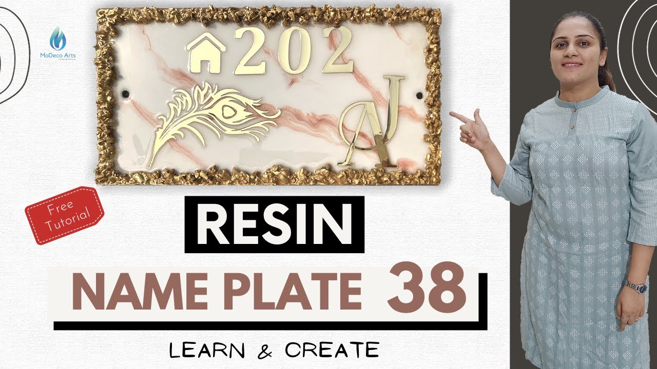 Resin Art Nameplate Tutorial For Beginner How To Make Resin Art resin-art-nameplate-tutorial-for-beginner-how-to-make-resin-art