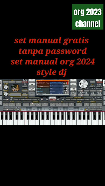 style dj kn 6500 -set manual org 2024#shorts