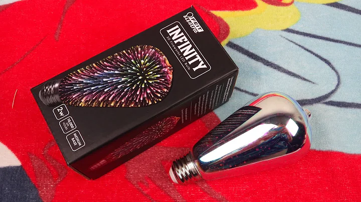 FEIT Infinity 3D Fireworks Novelty LED Light Bulb