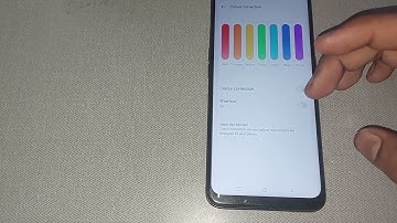 how to use colour correction in oppo a16e, oppo a16e me colour correction use kaise kare