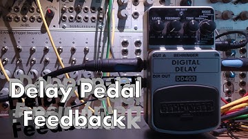 Delay pedal feedbackloop.