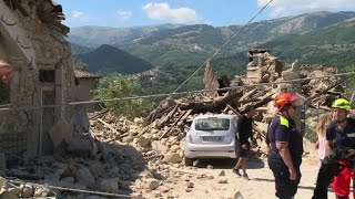 Italian rescuers struggle to locate earthquake victims