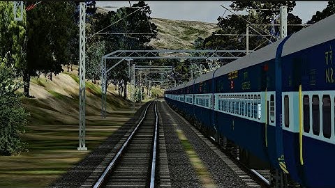 12916 Ashram Sf Express||In Msts Indian Railway||Open Rails||Royal Rajsthan Route||Video