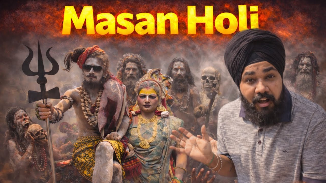 First video from Masan holi Varanasi 2026 अघोरियों की होली चीता की भस्म से।