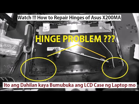 How to Repair Laptop Hinges Asus Vivobook X200ma