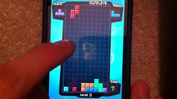 Tetris - gameplay on iPhone 4! Highest score evar!