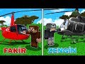 ZENGİN HELİKOPTER VS FAKİR HELİKOPTER! 😱 - Minecraft