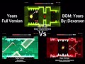 Geometry dash  years full version comparison emjoven vs thesquarezebra vs iiimisagameriii